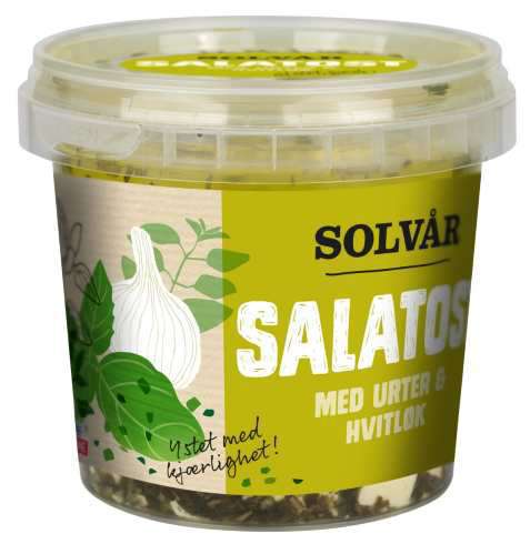 Bilde av Tine Solvår Salatost med urter og hvitløk.