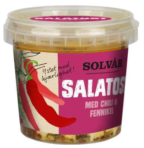 Bilde av Tine Solvår Salatost med chili og fennikel.
