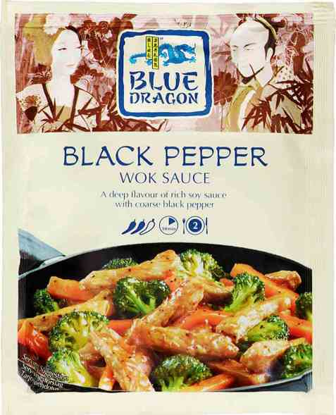 Bilde av Blue Dragon Woksaus Black pepper.