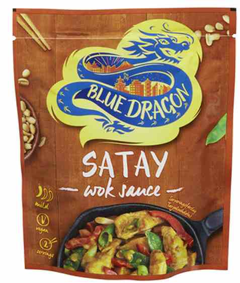 Bilde av Blue Dragon Woksaus satay.