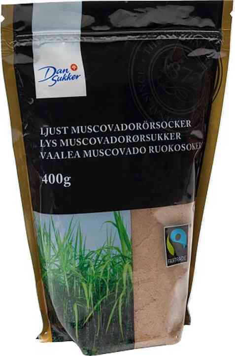 Bilde av Dansukker lyst muscovadorørsukker. Bilde av Dansukker lyst muscovadorørsukker.