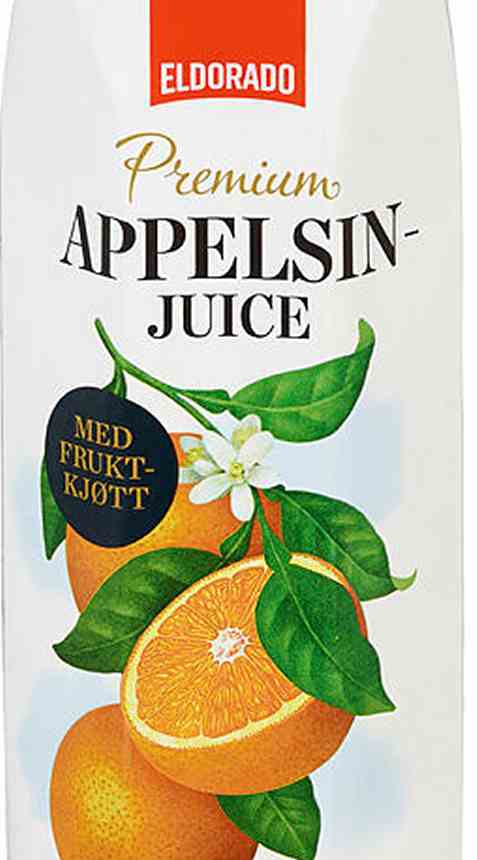 Bilde av Eldorado appelsinjuice m/fruktkjøtt.
