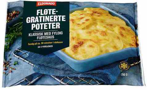 Bilde av Eldorado fløtegratinerte poteter.