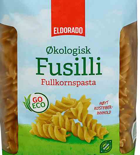 Bilde av Eldorado pasta fusilli økologisk fullkorn.