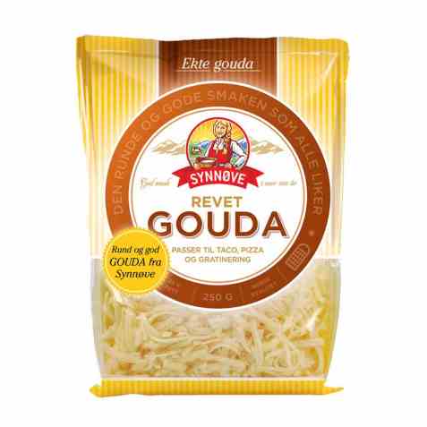 Bilde av Synnøve revet Gouda.