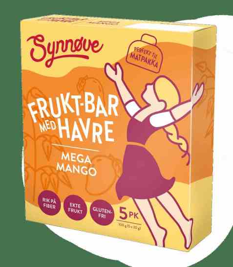 Bilde av Synnøve Frukt-bar med Havre & Mango.
