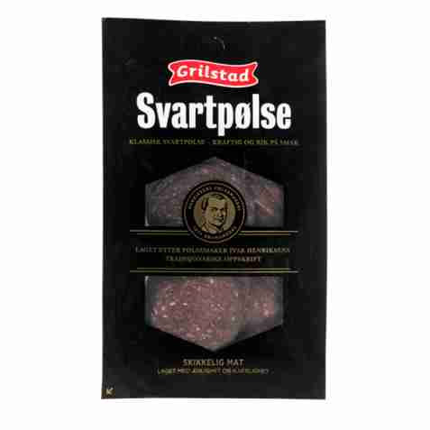 Bilde av Grilstad svartpølse.
