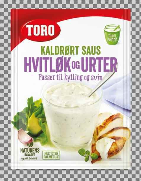Bilde av Toro kaldrørt hvitløk og urtesaus.