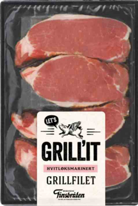 Bilde av Finsbråten hvitløksmarinert grillfilet.