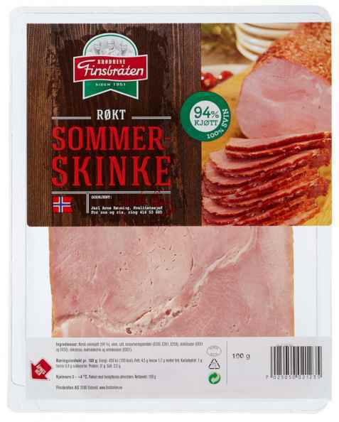 Bilde av Finsbråten røkt sommerskinke.