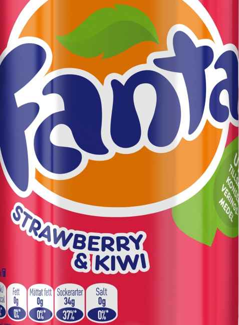 Bilde av Fanta Strawberry and Kiwi.