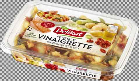 Bilde av Delikat potetsalat vinaigrette.