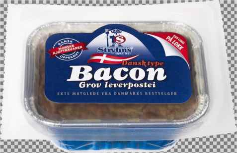 Bilde av Stryhns grov baconpostei.