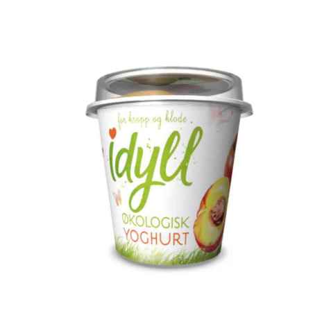 Bilde av Synnøve Idyll økologisk yoghurt mango og fersken.