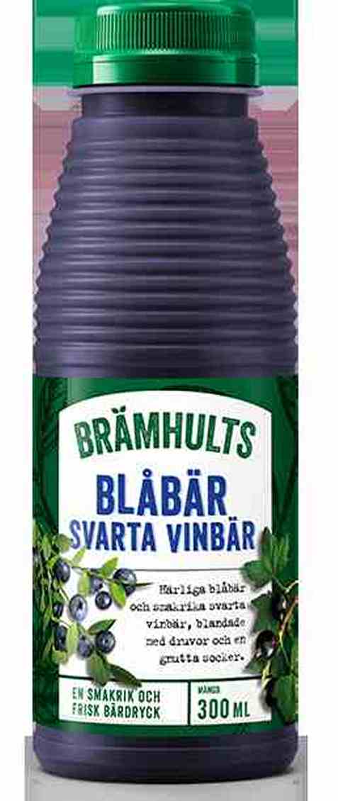 Bilde av Bramhults blåbær/solbærdrikk.