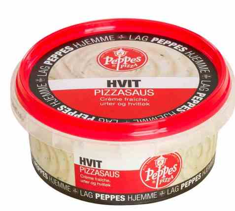 Bilde av Peppes hvit Pizzasaus.