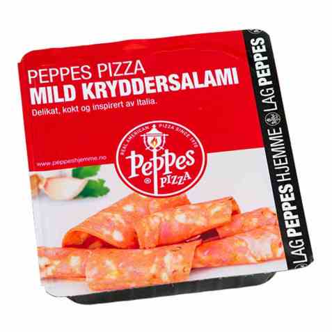 Bilde av Peppes mild kryddersalami.