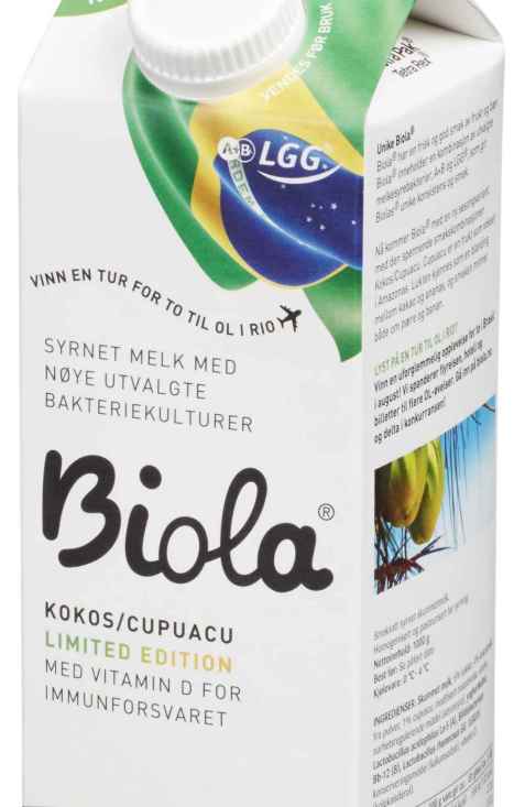 Bilde av Tine Biola Sesong syrnet melk kokos cupuaco.