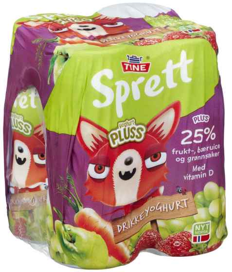 Bilde av Tine Sprett pluss drikkeyoghurt.
