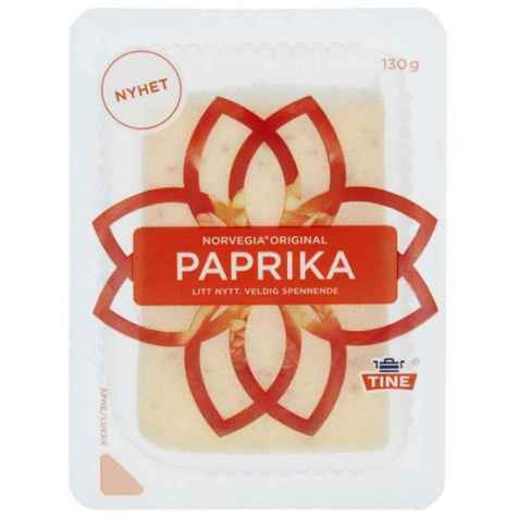 Bilde av Tine Norvegia Paprika i skiver.