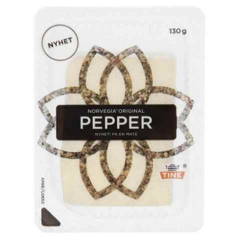 Bilde av Tine Norvegia pepper i skiver.