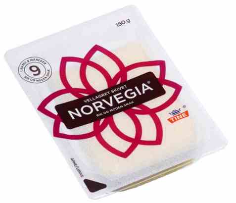 Bilde av Tine Norvegia vellagret skiver.