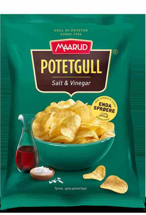 Bilde av Maarud Potetgull Salt og vinegar.