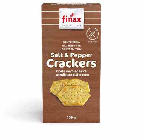 Bilde av Finax Glutenfria salt og pepper crackers.