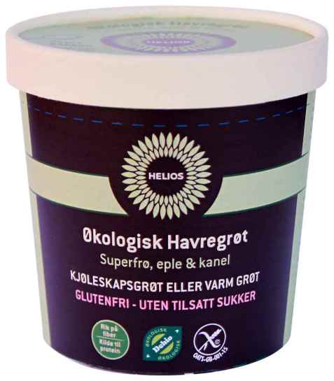 Bilde av Helios havregrøt med superfrø eple & kanel.