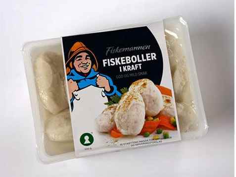 Bilde av Fiskemannen fiskeboller i kraft.