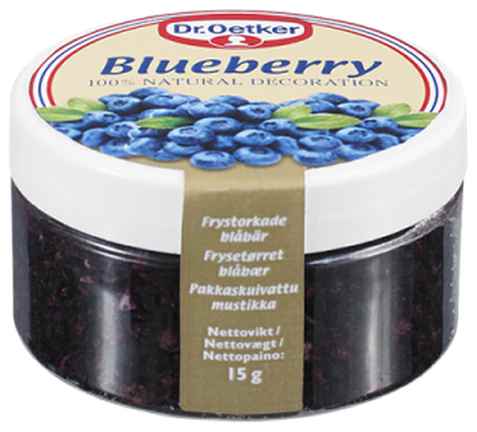 Bilde av DrOetker Blueberry.