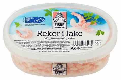 Bilde av Fiskemannen Reker i lake.