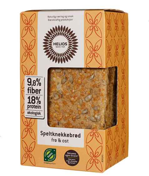 Bilde av Helios Speltknekkebrød med ost.