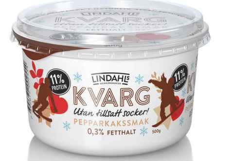 Bilde av Lindahls kvarg med pepparkakesmak.