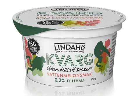 Bilde av Lindahls kvarg med vannmelonsmak.