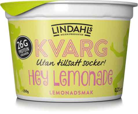 Bilde av Lindahls kvarg med lemonadesmak.