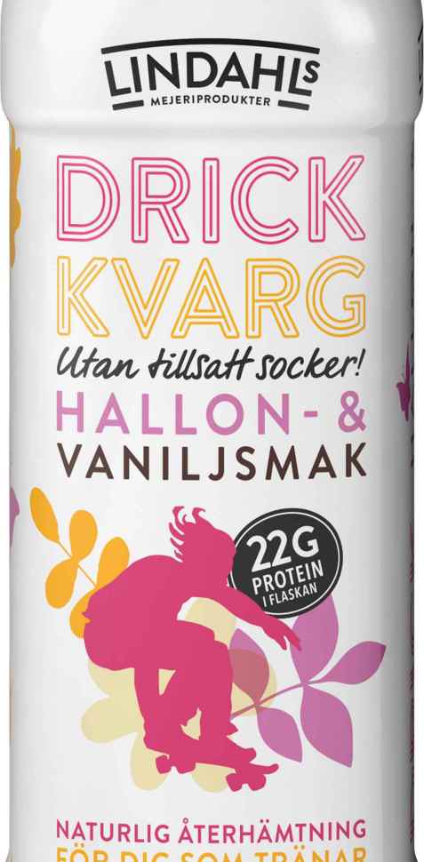 Bilde av Lindahls Drickkvarg med bringebær-vanilje.