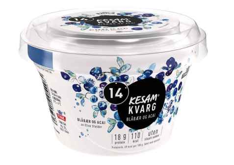 Bilde av Tine 14 kesam kvarg blåbær acai.