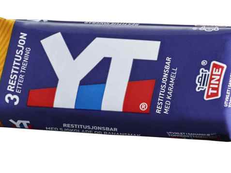 Bilde av Tine YT restitusjonsbar karamell.