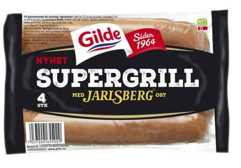 Bilde av Gilde supergrill med jarlsberg.