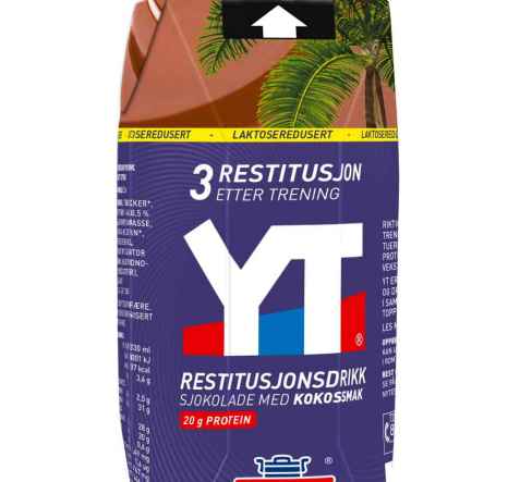Bilde av Tine YT Restitusjonsdrikk sjokolade med kokos.