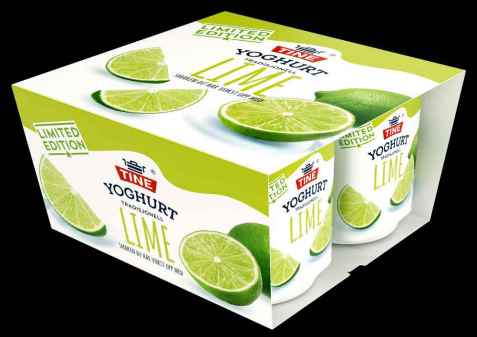 Bilde av Tine yoghurt Lime.