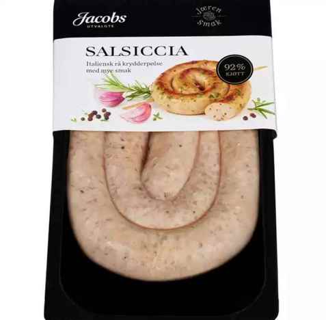 Bilde av Jacobs Utvalgte salsiccia pølse.