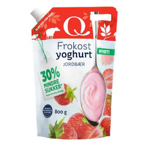 Bilde av Q Frokostyoghurt jordbær.