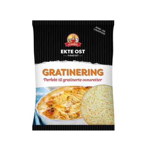 Bilde av Synnøve revet gratinering.