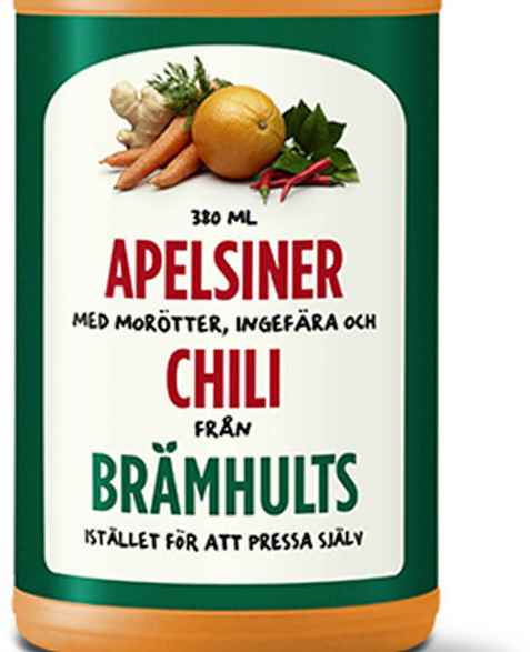 Bilde av Bramhult appelsiner, gulrot, ingefær og chili.
