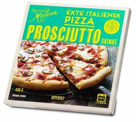 Bilde av Rema 1000 Pizza prosciutto.