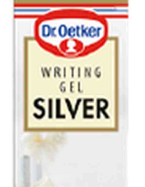 Bilde av DrOetker Writing Gel Silver.