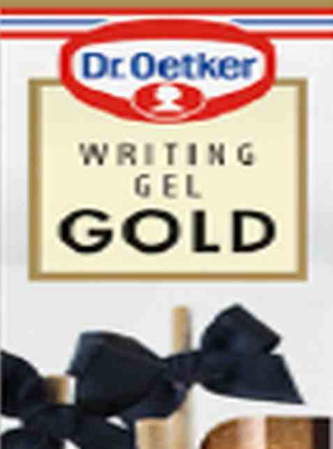 Bilde av DrOetker Writing Gel Gold.