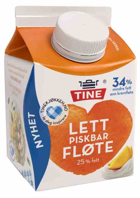 Bilde av Tine Lett Piskbar Fløte.